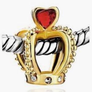 2 For $20 Royal Queen King Charm Fits Pandora